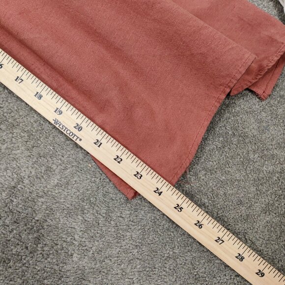 Beyond Words Women's Jumpsuit Size XL Orange Cotton Rayon Casual Resortwear Chic - Picture 10 of 11